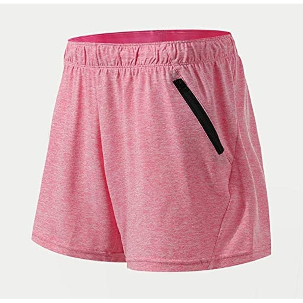 BUNDLE OUTFIT Karen Scott Henley Steel Rose Liberty Pro Neon Pink Lounge Shorts - Picture 9 of 12